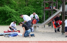 Erstversorgungen um das KlettergerÃ¼st