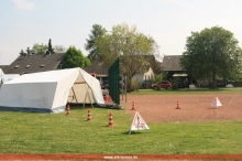 Einrichtung der Zelte