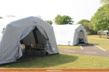 Einrichtung der Zelte