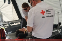 Versorgung im Behandlungszelt