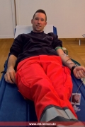 Die Helfer spendeten auch
